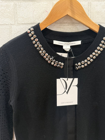 DVF NWT Studed WoolLs Cardigan/S