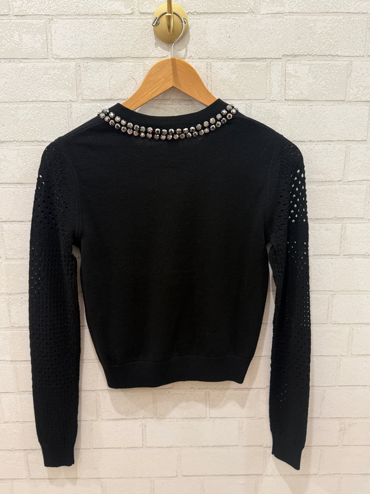 DVF NWT Studed WoolLs Cardigan/S