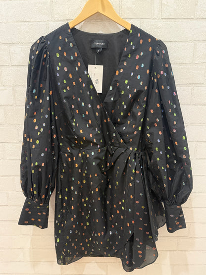 YUMI KIM Sheer Dress Lurex Polka Dots / S-US6