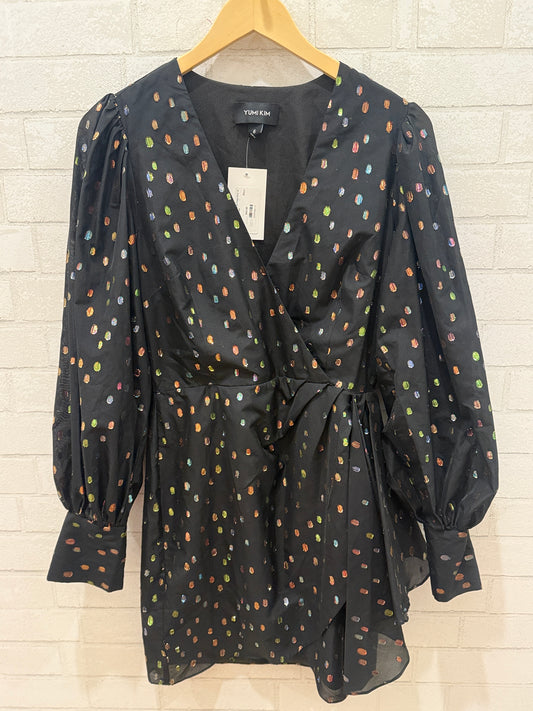 YUMI KIM Sheer Dress Lurex Polka Dots / S-US6