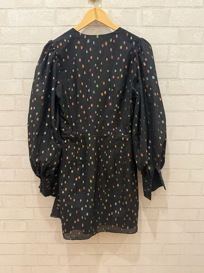 YUMI KIM Sheer Dress Lurex Polka Dots / S-US6