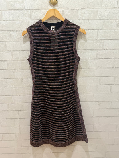 MISSONI sleeveless Knitted Lurex Midi Dress/ S