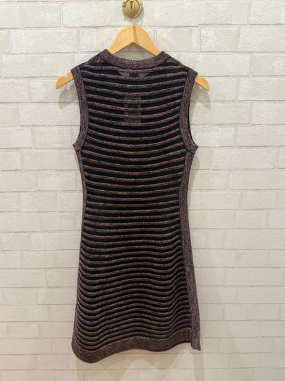 MISSONI sleeveless Knitted Lurex Midi Dress/ S