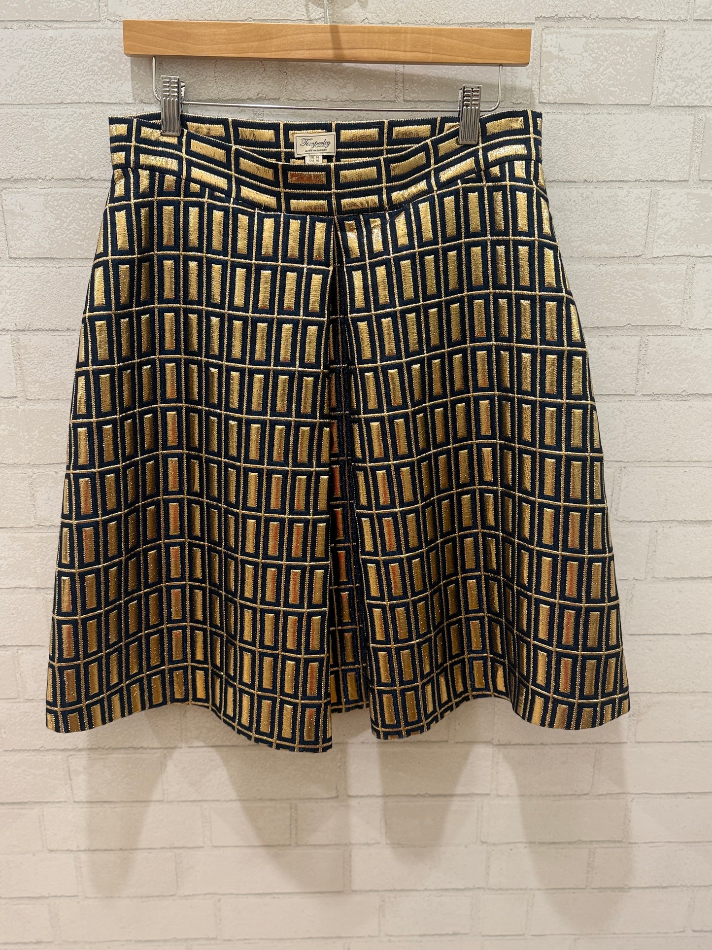 TEMPERLEY Pleated Midi Skirt/ US10_L