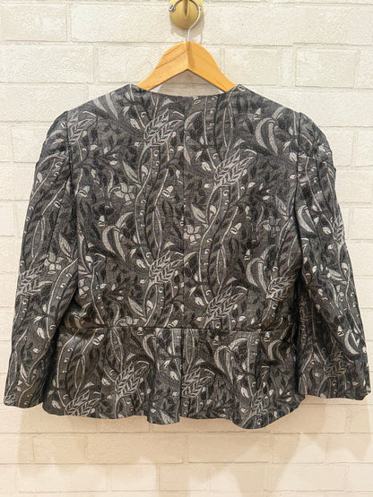 ARMANI COLLEZIONI LS  Flowers Embroided Jacket/ US12- XL