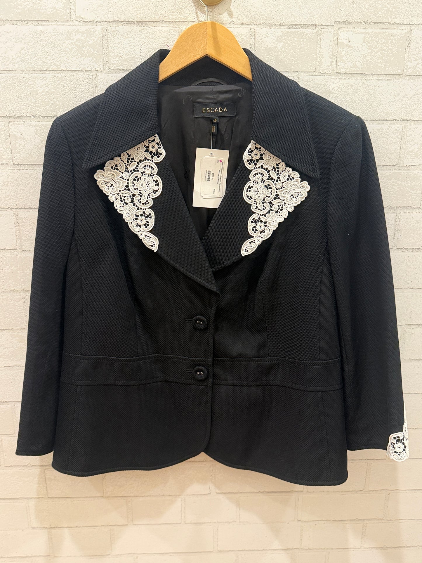 ESCADA Cotton LS Jacket With Lace On Sleeves /EU46-XXL