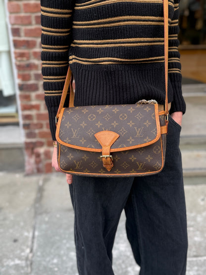 LOUIS VUITTON Monogram Sologne Crossbody Bag