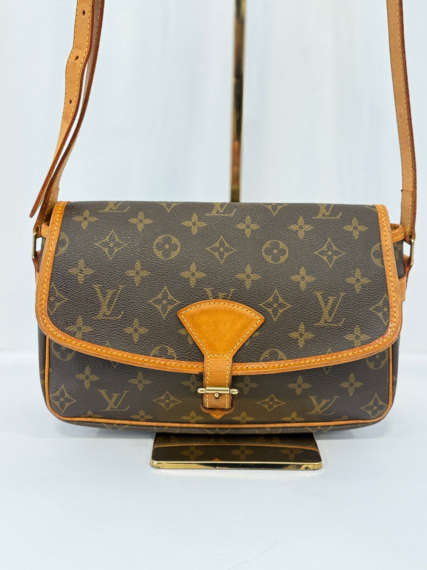 LOUIS VUITTON Monogram Sologne Crossbody Bag