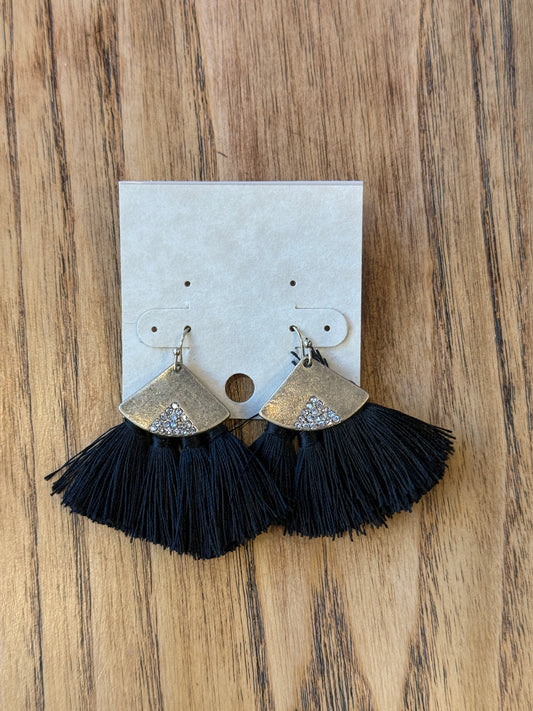 NO BRAND Pendant Fringes Earrings