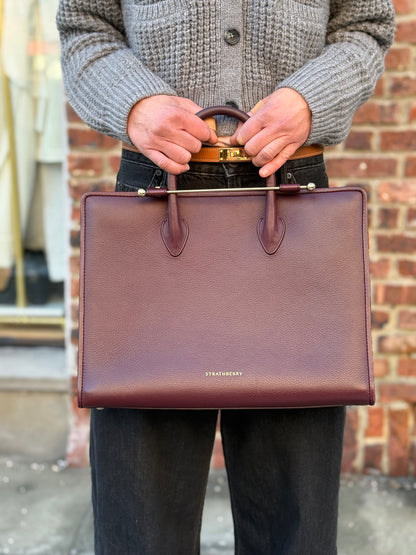 STRATH BERRY Leather Top Handle Bag