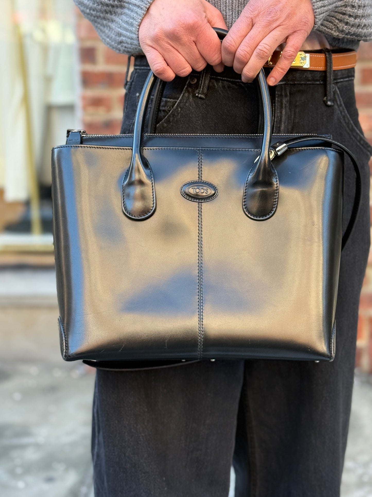 TODS Leather Tote bag with shoulder strap