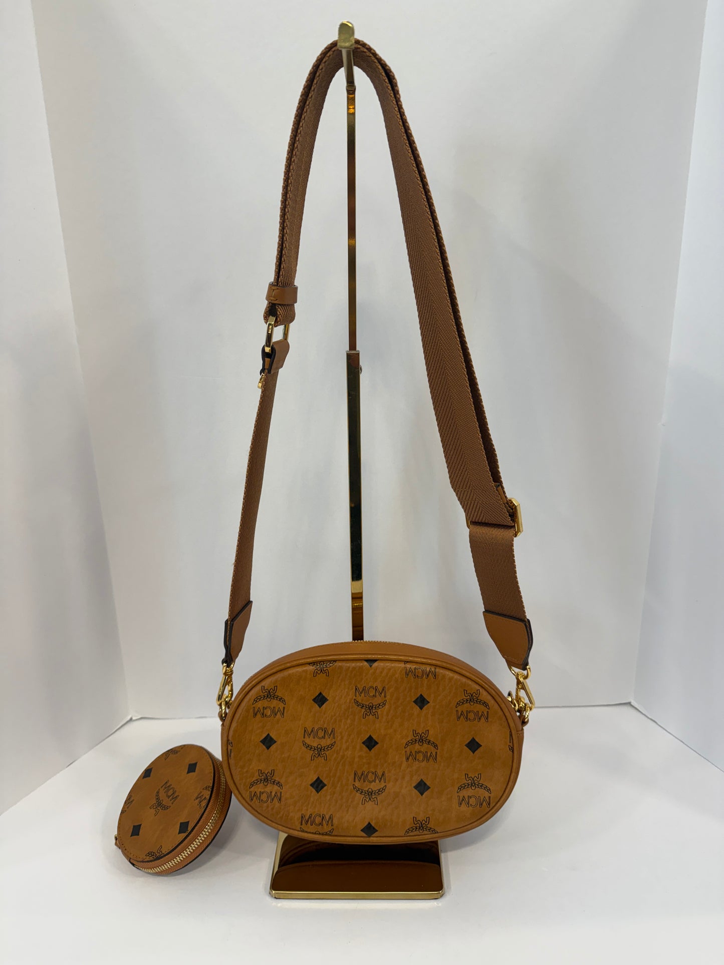 MCM NWT Visetos Essential Original Crossbody Bag