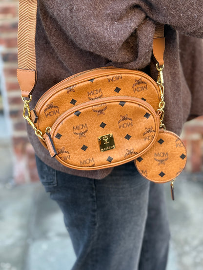 MCM NWT Visetos Essential Original Crossbody Bag