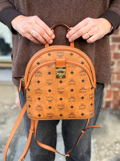 MCM NWT Anna Visetos Backpack Bag