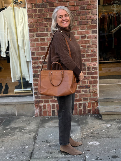 ANYA HINDMARCH Leather double Zipped Tote