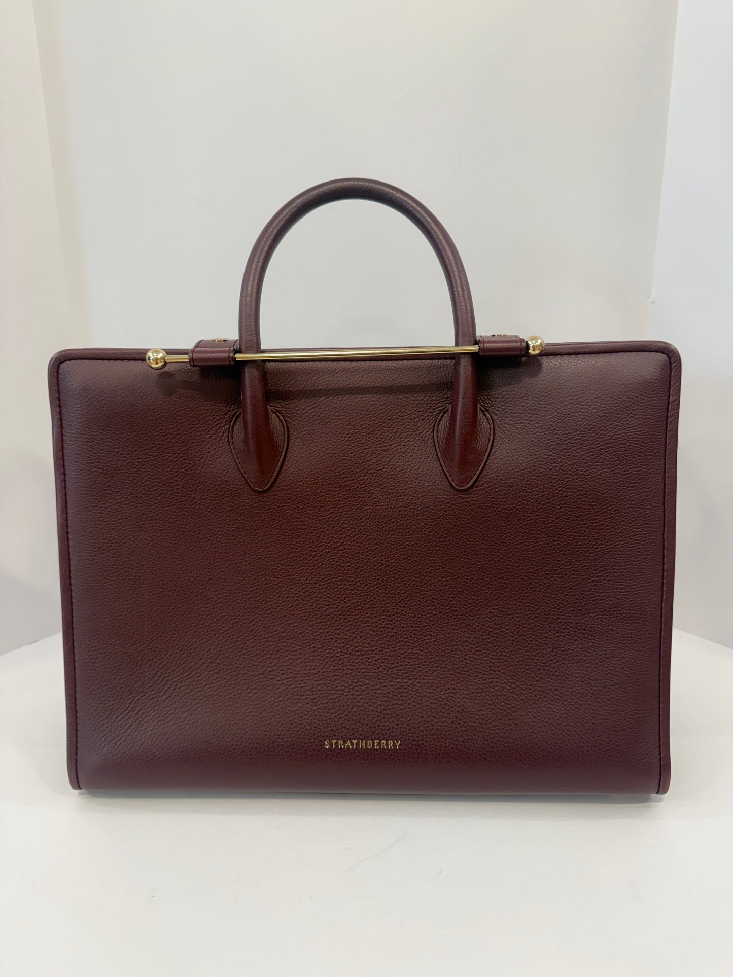 STRATH BERRY Leather Top Handle Bag
