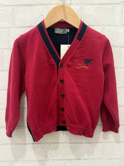 CHRISTIAN DIOR Cotton Cardigan / 3Y