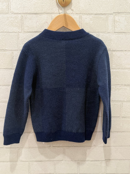 CHRISTIAN DIOR Wool and Cachemire Crew Neck Sweater / 6Y