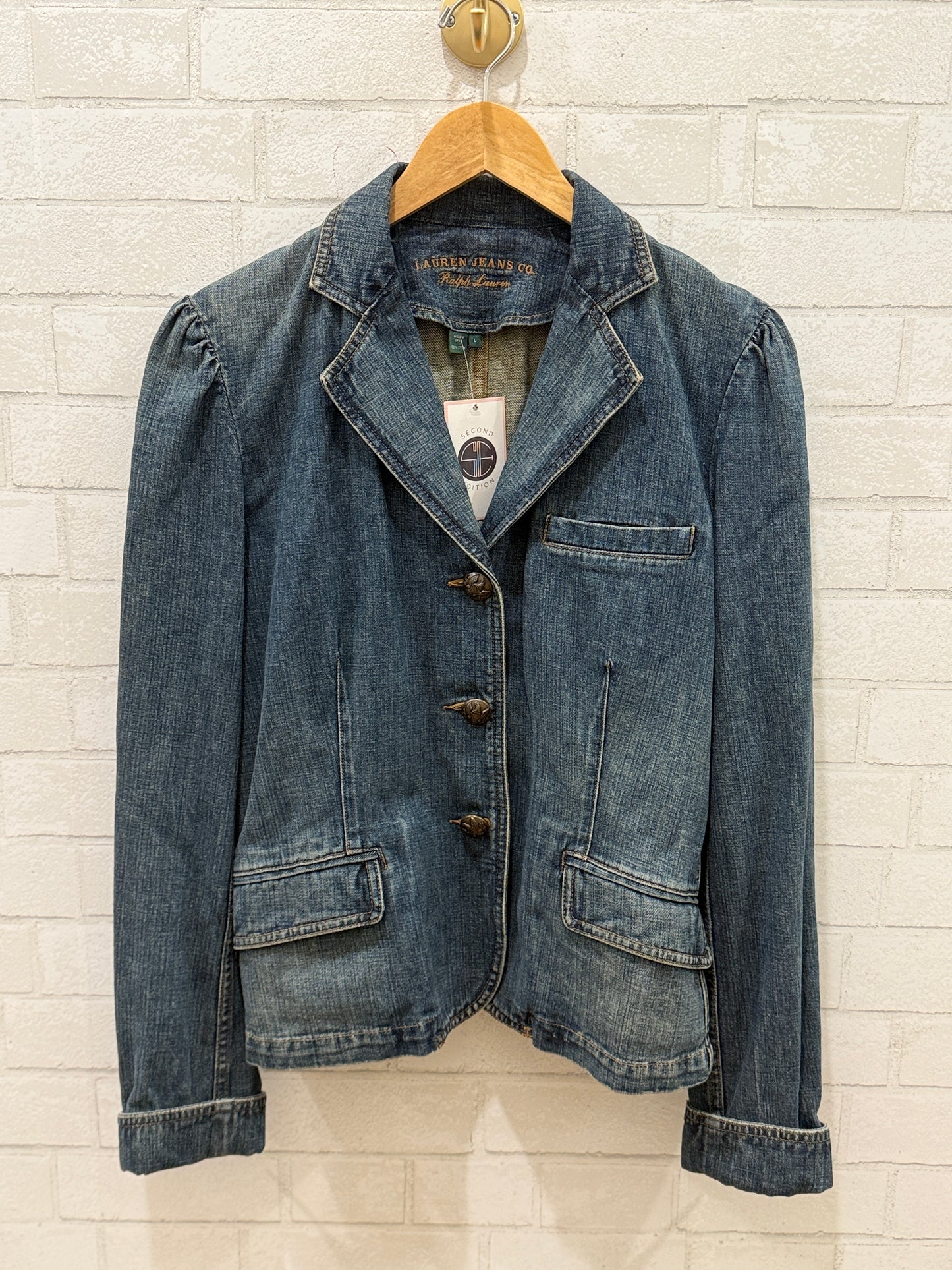 LAUREN By RALPH LAUREN LS Denim Jacket/L