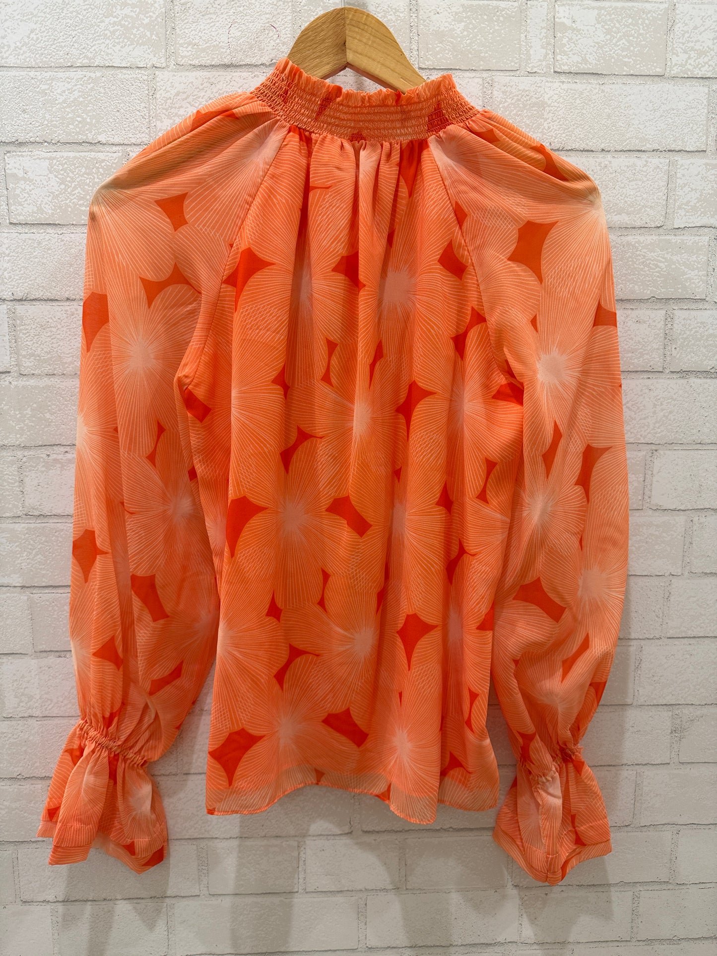 RAMY BROOK NWT Print LS Blouse/ XXS