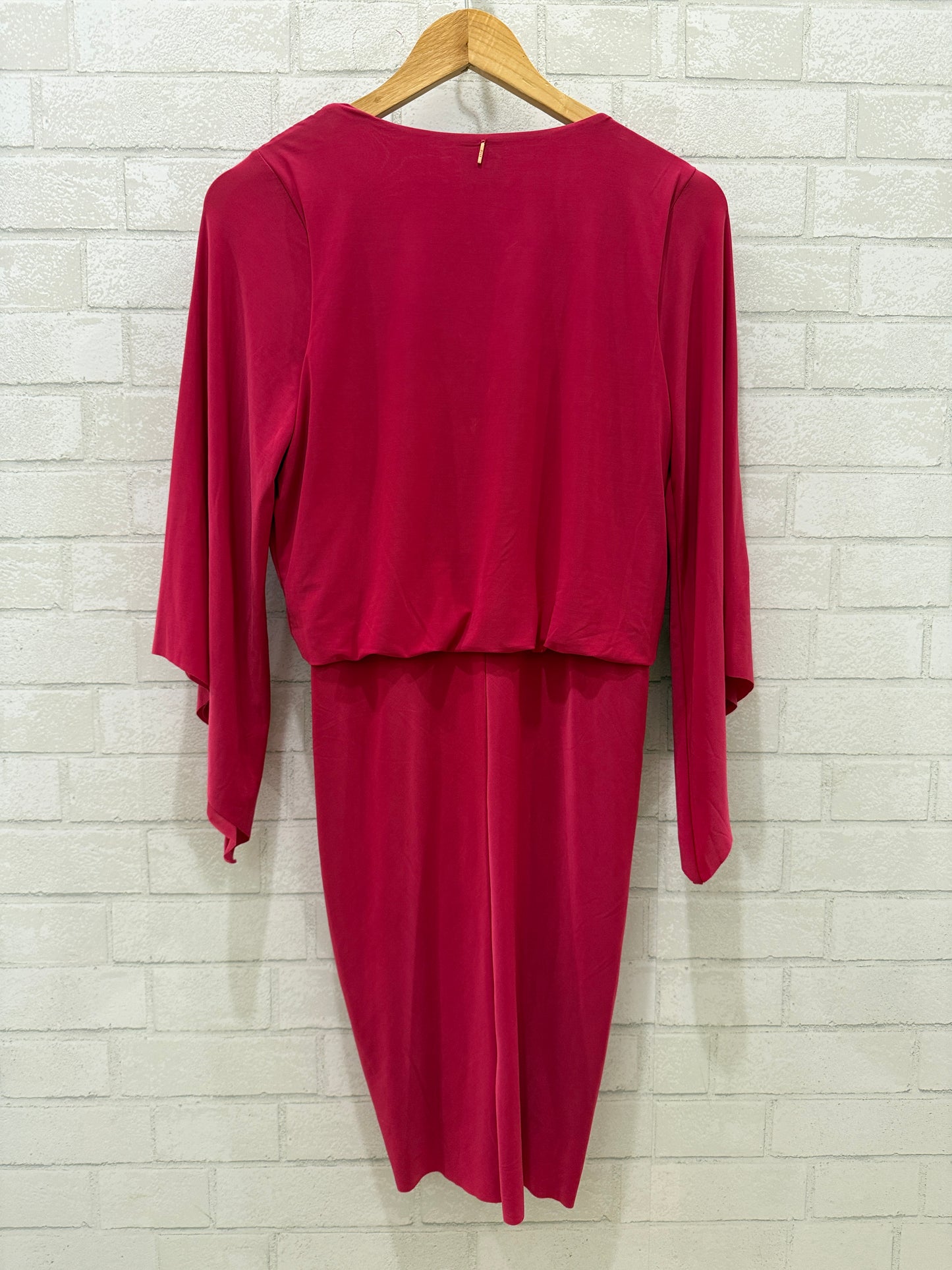 MISA NWT LS Wrapped Mini Dress/ S