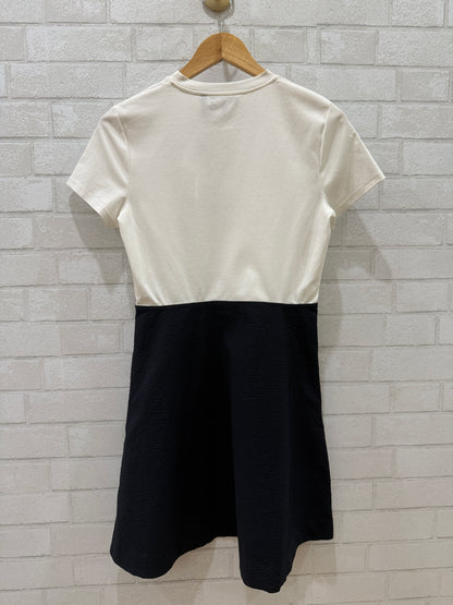 THEORY NWT SS Bicolor  Skater Midi Dress/ S