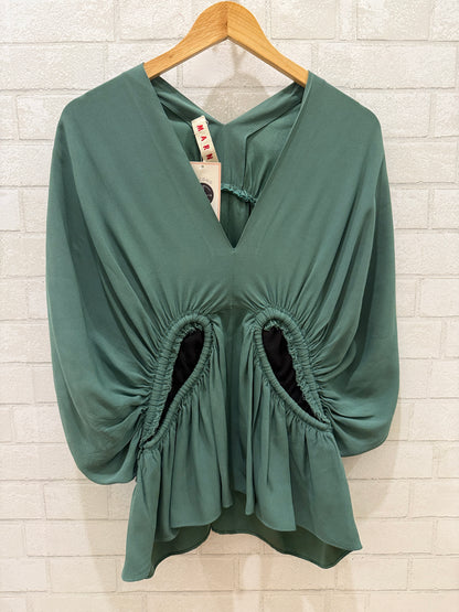 MARNI Sleeveless Pleated top/M-IT44