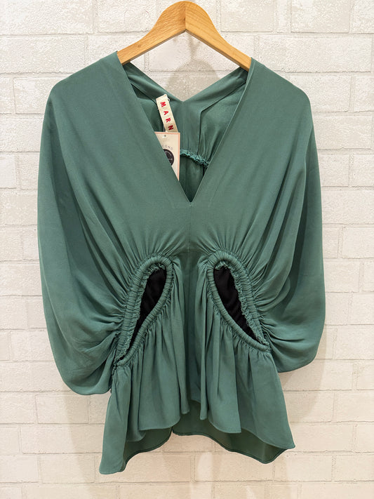 MARNI Sleeveless Pleated top/M-IT44