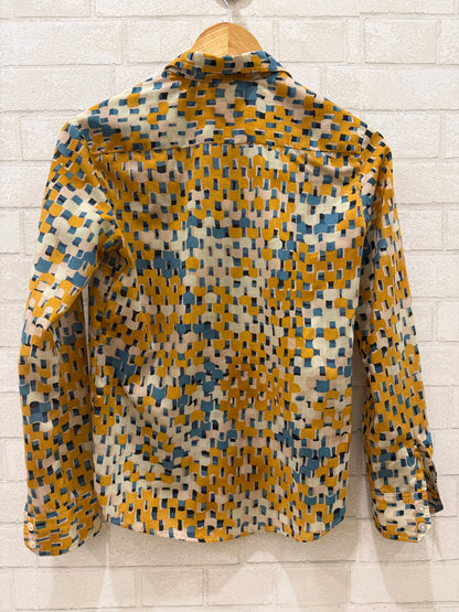 DIOR Vintage Cotton LS Printed Shirt/ S