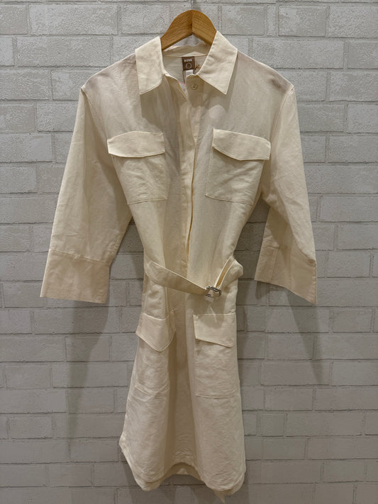 BOSS NWT Linen Shirt Mini Dress/S
