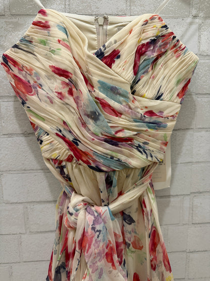 JILL STUART NWT Silk Flower Print Sleeveless Cocktail Mini Dress/S-US4