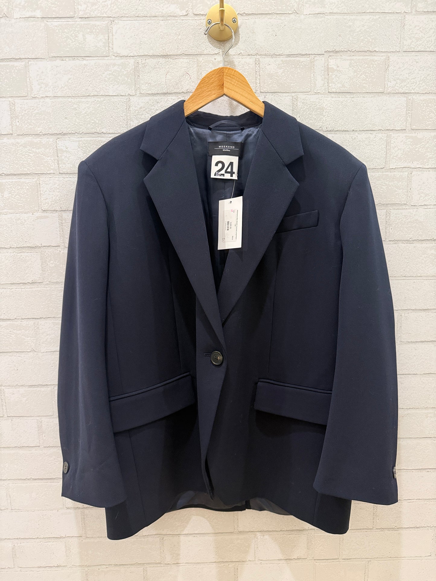 WEEKEND MAX MARA Oversize Long Blazer / XS