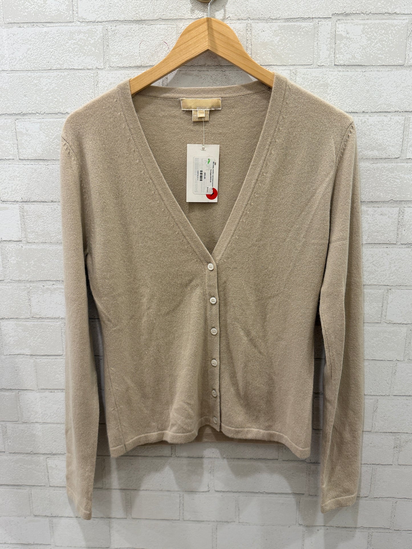 MICHAEL KORS Cashmere Button Up Cardigan/M-EU38