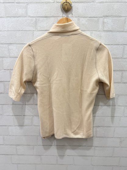 BRUNELLO CUCINELLI Cashmere SET SS Turtleneck Top+ SS Cardigan/M-EU38