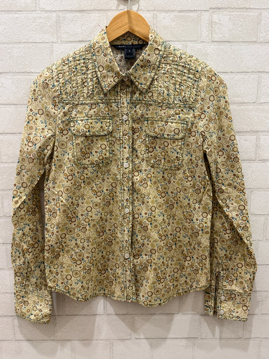 MARC JACOBS  Cotton Ls Printed Shirt/M- US6