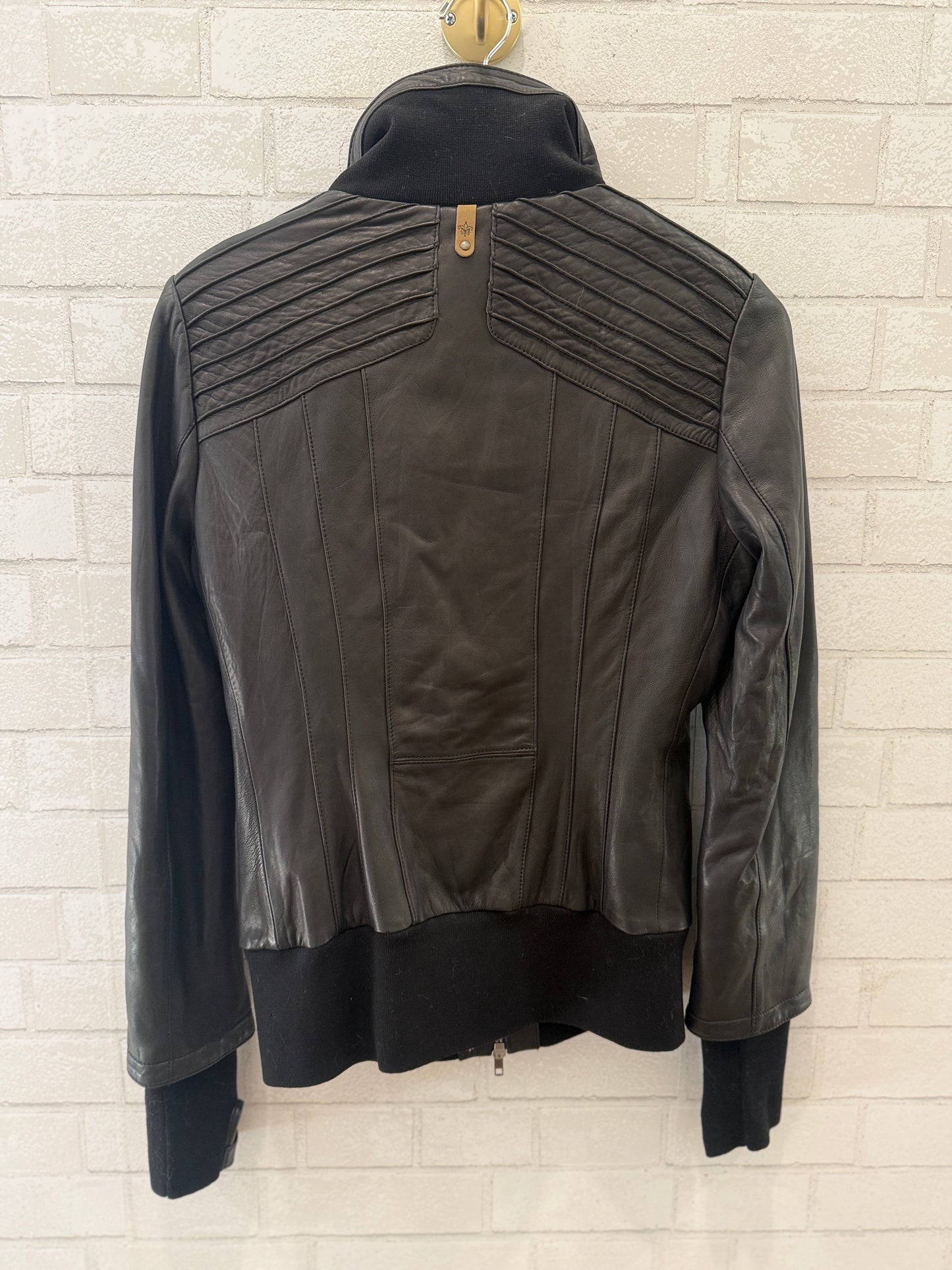 MACKAGE Lamb Leather Zipped Jacket /M