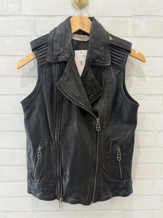 LIEBESKIND Lamb Leather Biker Vest/S