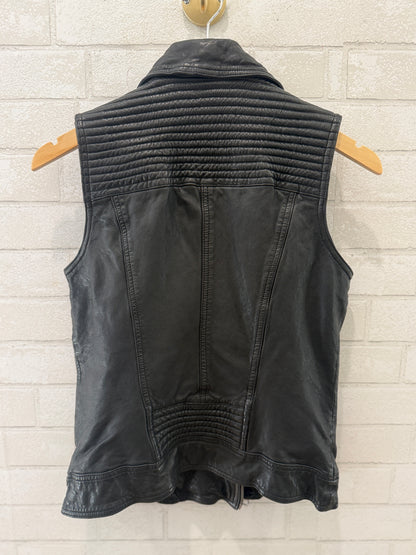 LIEBESKIND Lamb Leather Biker Vest/S