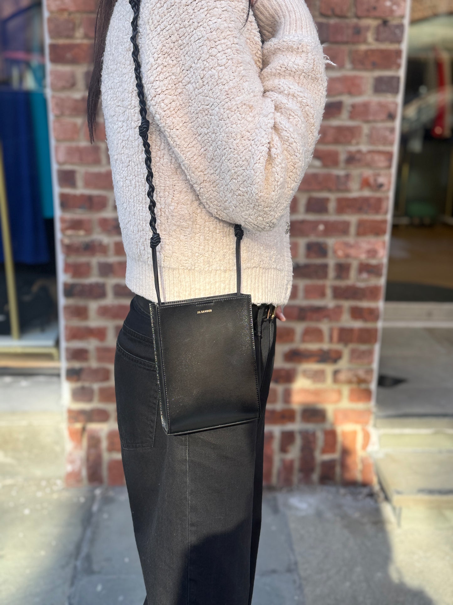JILL SANDER NWT  Leather  Crossbody Small Bag