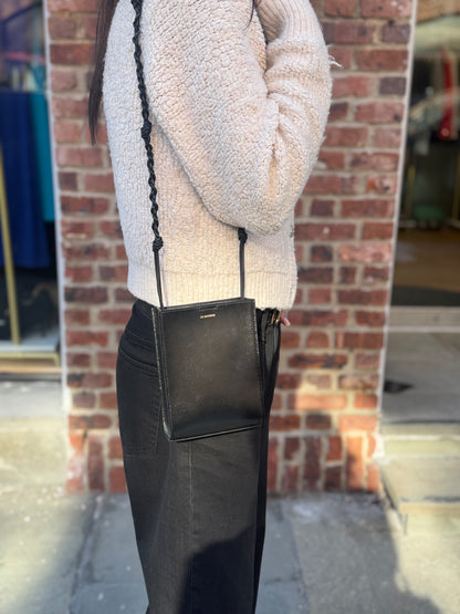 JILL SANDER NWT  Leather  Crossbody Small Bag