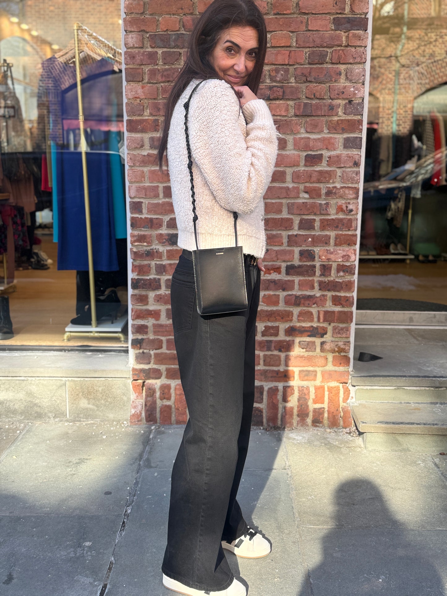 JILL SANDER NWT  Leather  Crossbody Small Bag