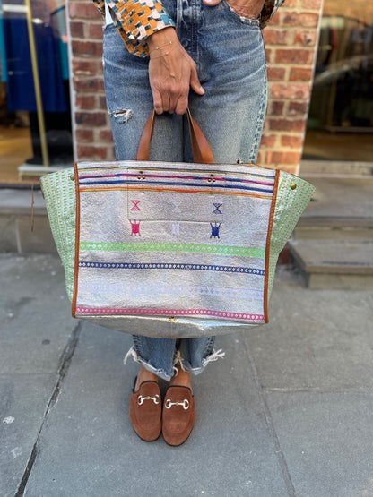 JEROME DREYFUS Leon Leather Tote Bag