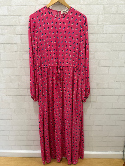 DVF  LS Print Maxi Dress/L-US10