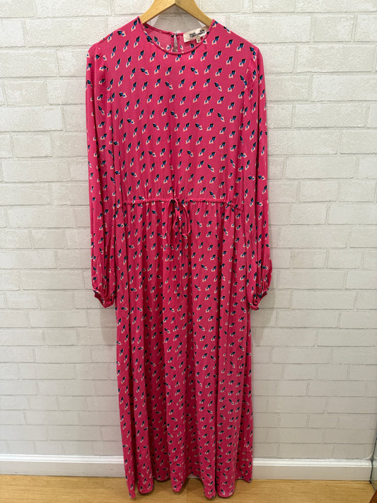 DVF  LS Print Maxi Dress/L-US10