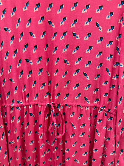 DVF  LS Print Maxi Dress/L-US10