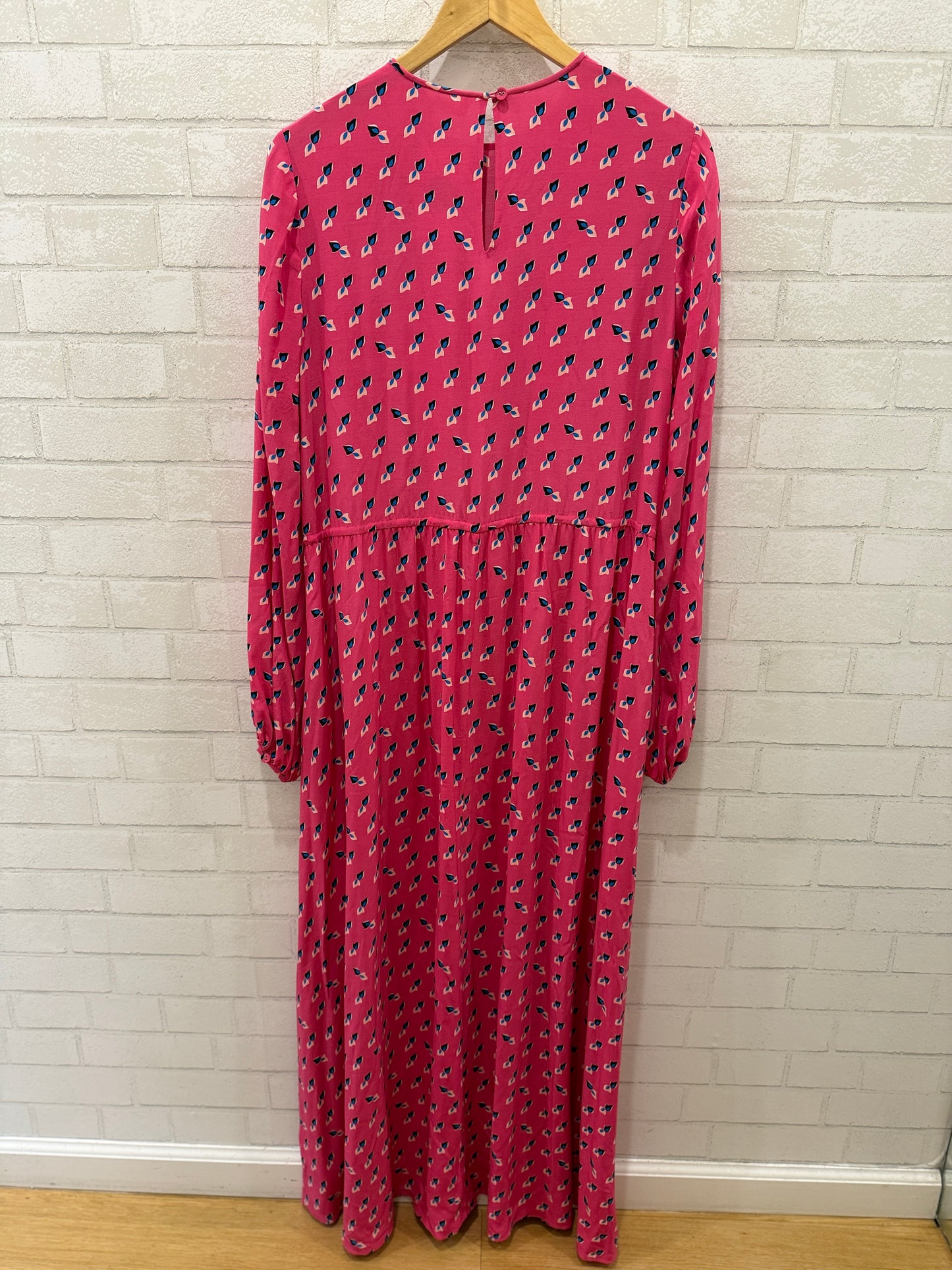 DVF  LS Print Maxi Dress/L-US10