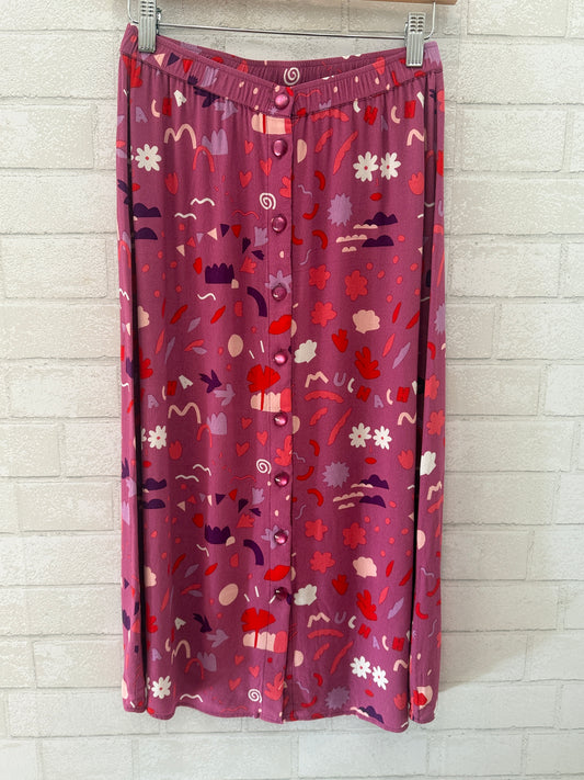 DES PETITS HAUTS Button Up Midi Skirt/S-EU36