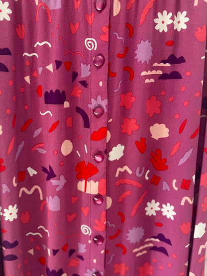 DES PETITS HAUTS Button Up Midi Skirt/S-EU36