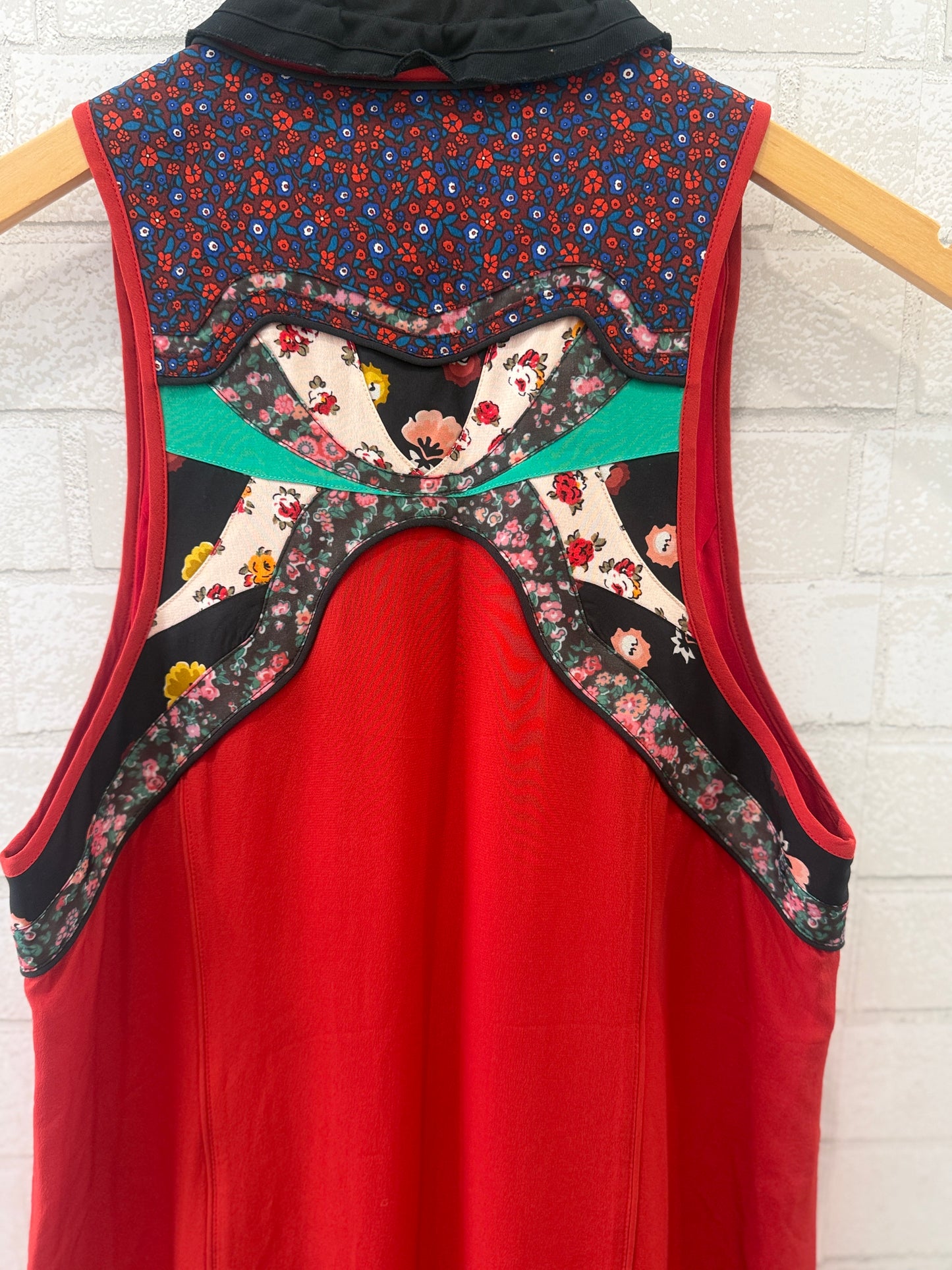COACH Silk Sleeveless P{rinted Dress / S