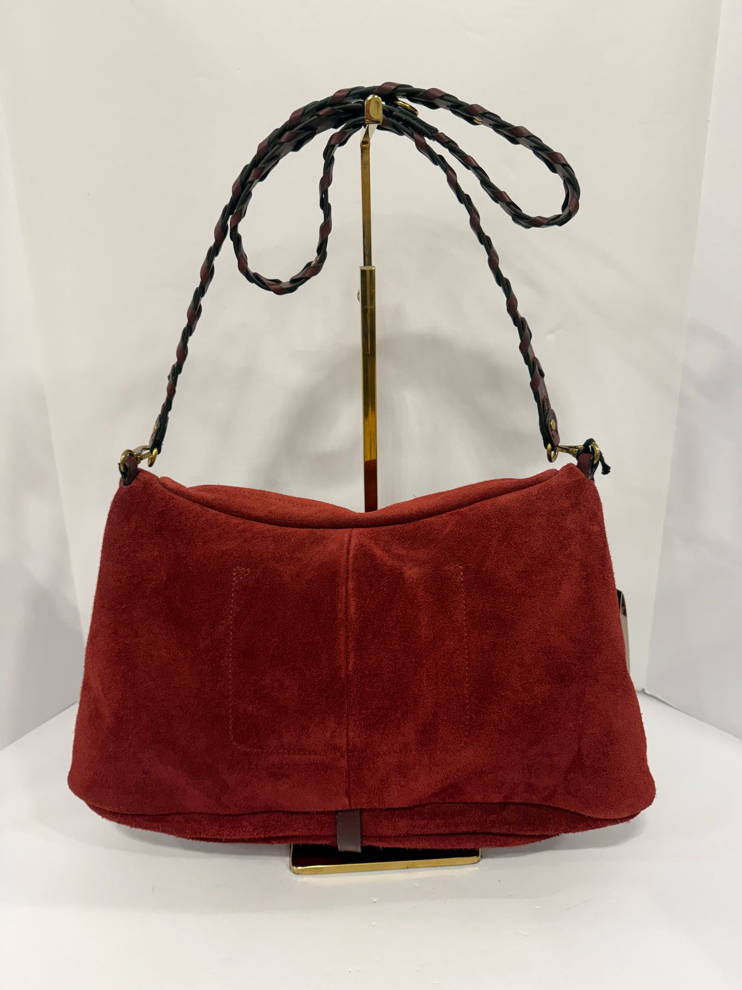 JEROME DREYFUSS Suede Andy Shoulder Bag